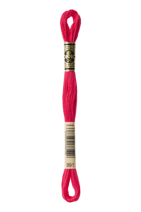 DMC: Mouliné Spécial: Embroidery Thread: Shades Of Red: 100% Cotton, 8m