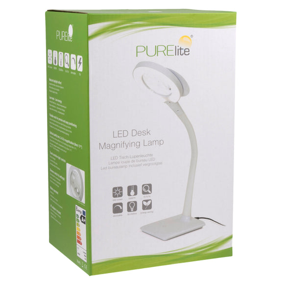 Purelite Table Lamp | LED for Sewing, Crafts & Reading | CFPL8289