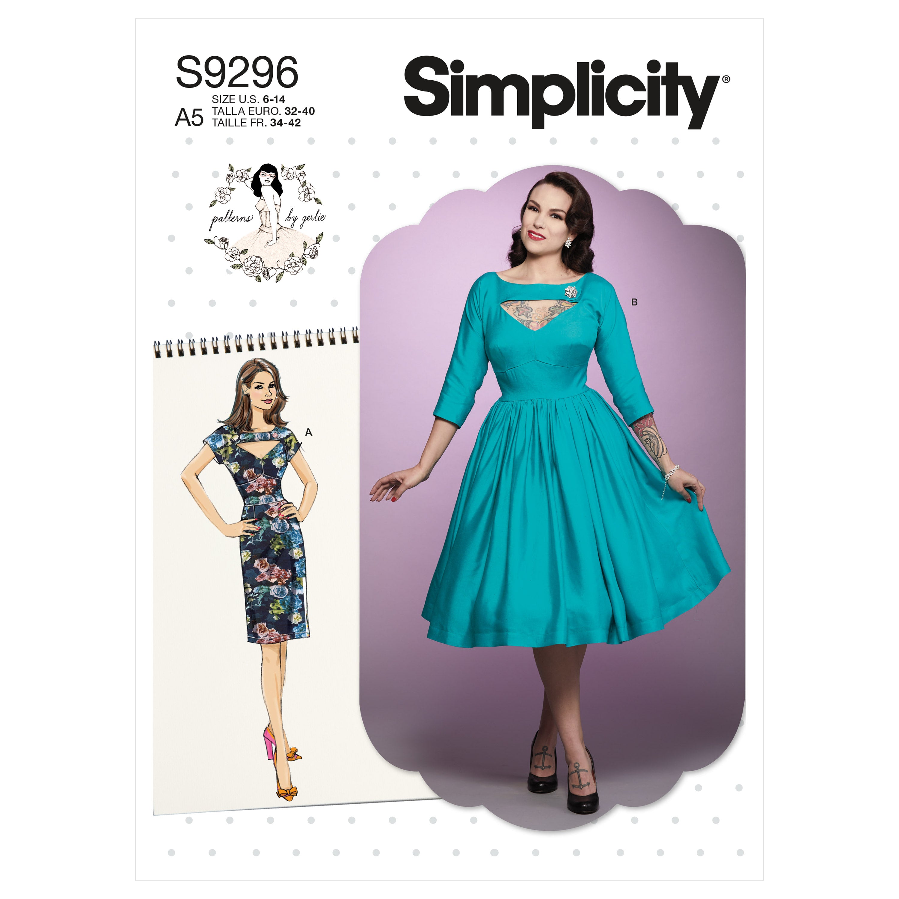 Simplicity Sewing Pattern S9296 Misses' Dress - Sewing Patt. | Fabriques