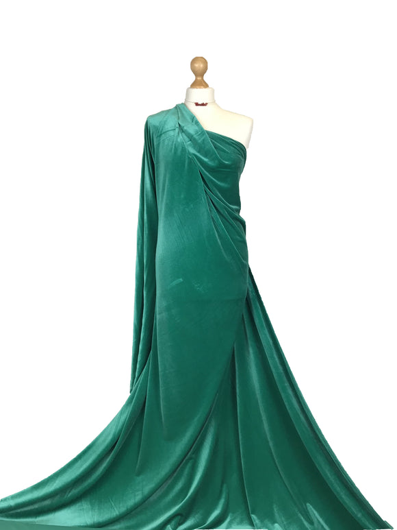 Velour Velvet 4 Way Stretch Fabric