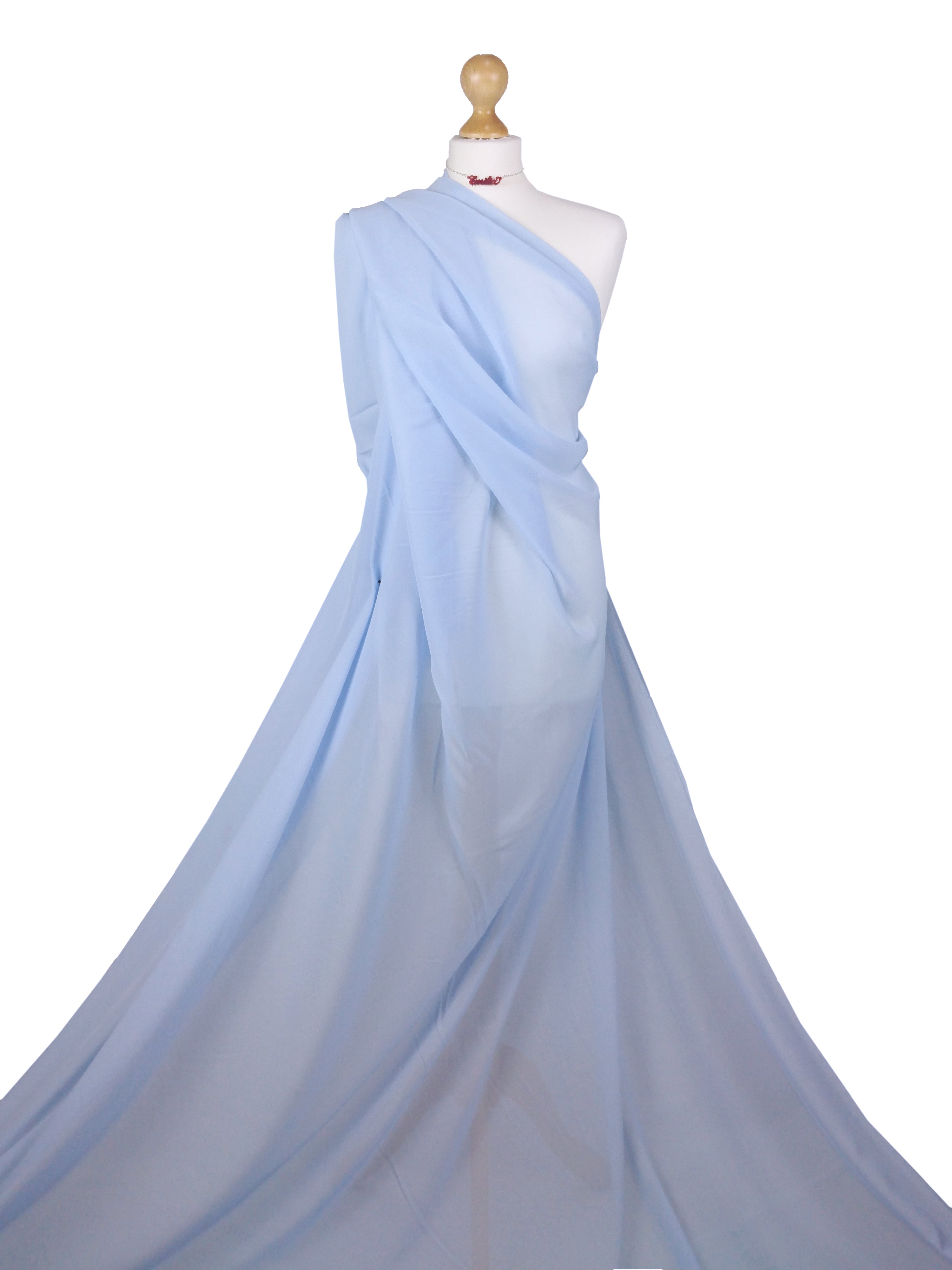 chiffon dress fabric Ivory Silk Satin Chiffon