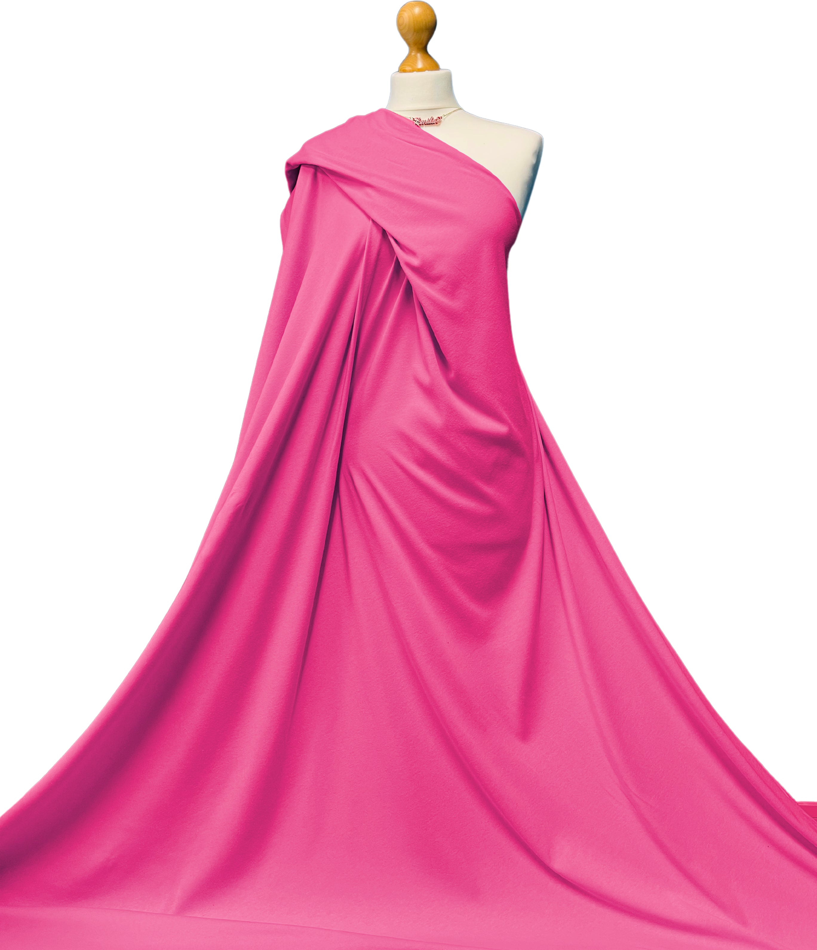 Fabriques Cerise Cotton Interlock Fabric