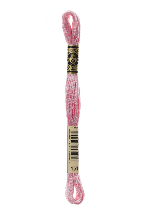 DMC: Mouliné Spécial: Embroidery Thread Shades of Pink and Purple: 100% Cotton, 8m