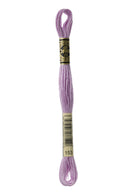 DMC: Mouliné Spécial: Embroidery Thread Shades of Pink and Purple: 100% Cotton, 8m-5