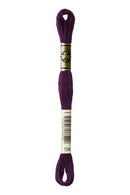 DMC: Mouliné Spécial: Embroidery Thread shades of black and grey: 100% Cotton, 8m-9