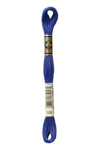 Buy 158 DMC: Mouliné Spécial: Embroidery Thread: Shades of Blue: 100% Cotton, 8m