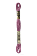DMC: Mouliné Spécial: Embroidery Thread Shades of Pink and Purple: 100% Cotton, 8m-25