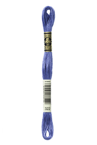 Buy 322 DMC: Mouliné Spécial: Embroidery Thread: Shades of Blue: 100% Cotton, 8m