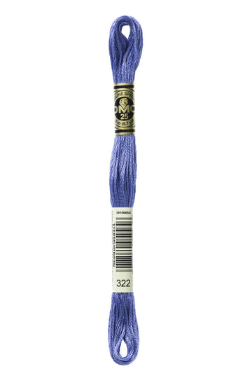 Buy 322 DMC: Mouliné Spécial: Embroidery Thread: Shades of Blue: 100% Cotton, 8m