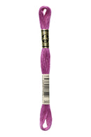 DMC: Mouliné Spécial: Embroidery Thread Shades of Pink and Purple: 100% Cotton, 8m-39