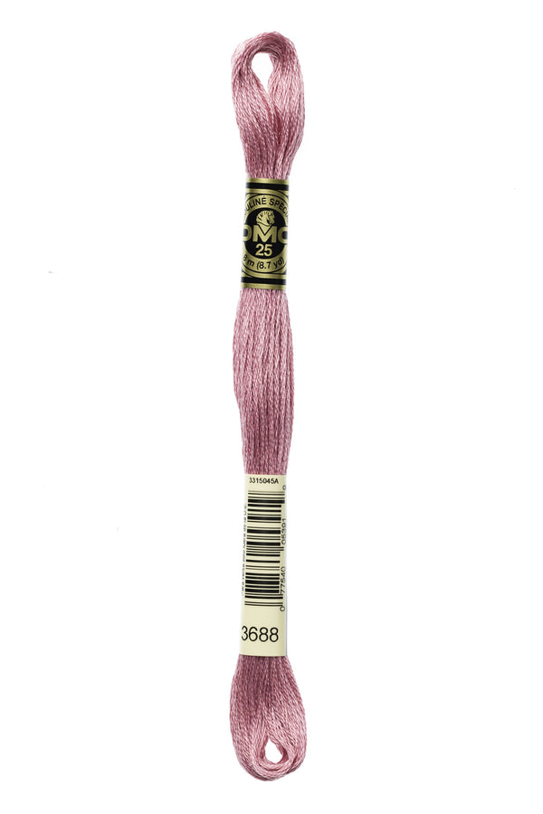 DMC: Mouliné Spécial: Embroidery Thread Shades of Pink and Purple: 100% Cotton, 8m