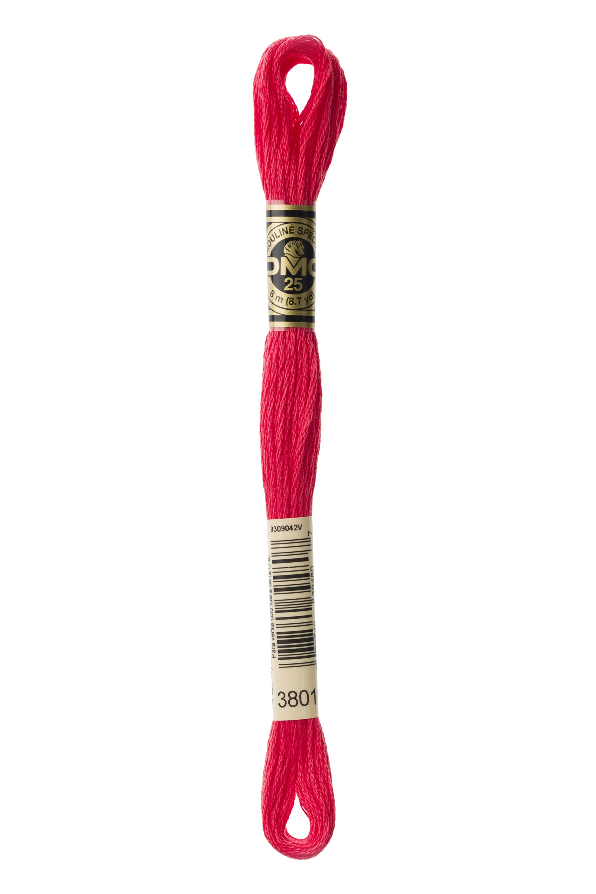 Buy 3801 DMC: Mouliné Spécial: Embroidery Thread: Shades Of Red: 100% Cotton, 8m