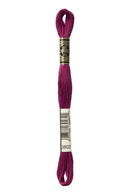 DMC: Mouliné Spécial: Embroidery Thread Shades of Pink and Purple: 100% Cotton, 8m-58