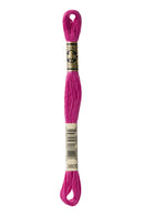 DMC: Mouliné Spécial: Embroidery Thread Shades of Pink and Purple: 100% Cotton, 8m-60