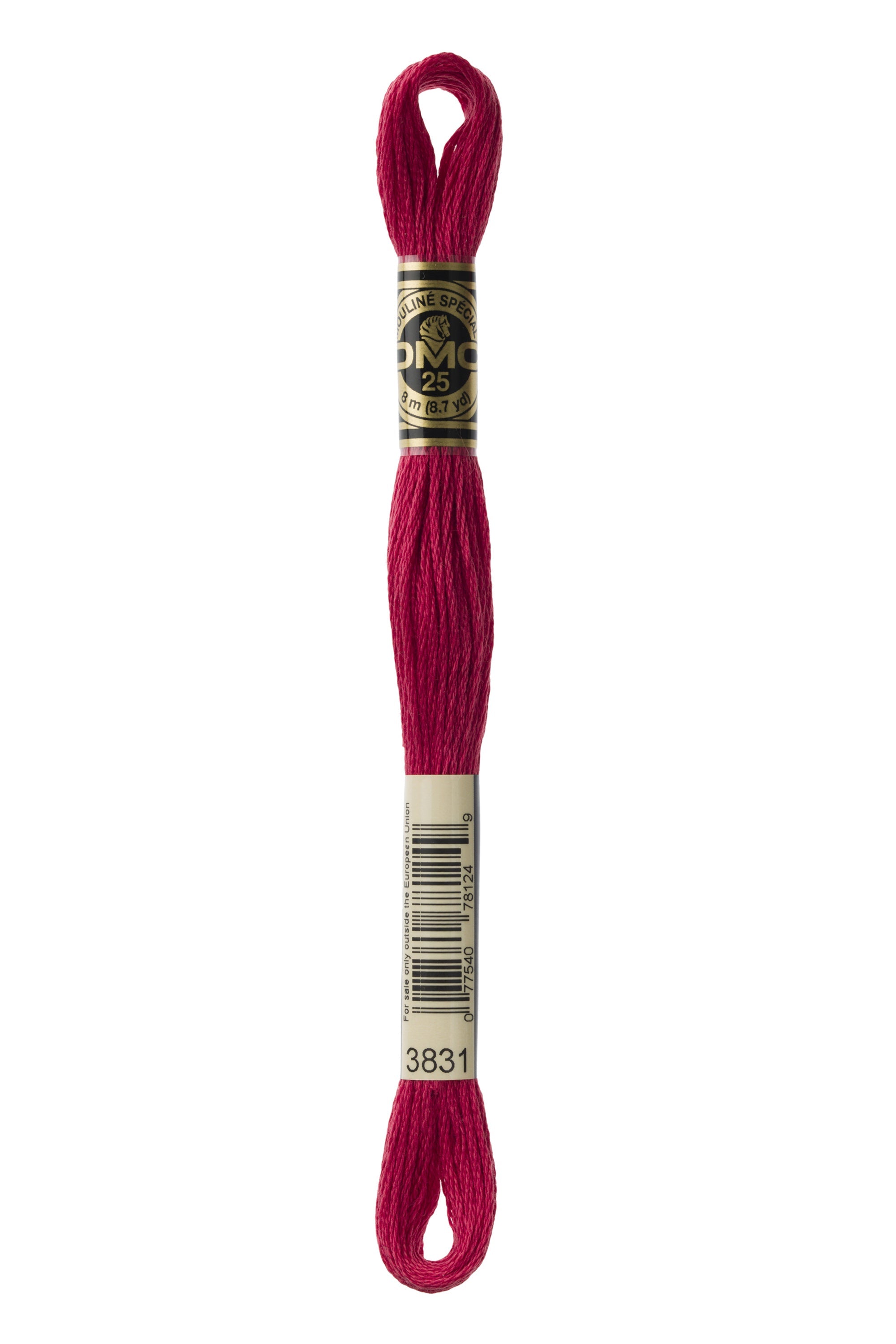 Buy 3831 DMC: Mouliné Spécial: Embroidery Thread: Shades Of Red: 100% Cotton, 8m