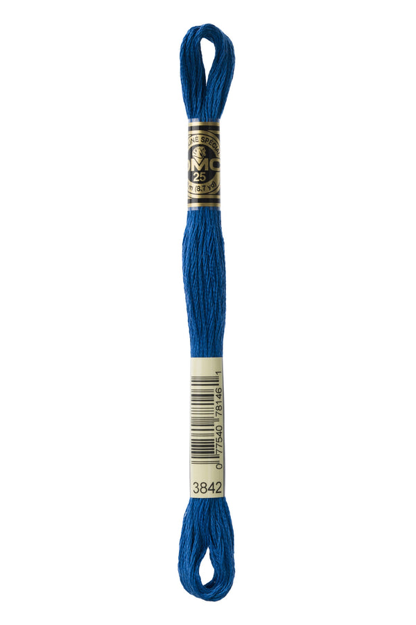 DMC: Mouliné Spécial: Embroidery Thread: Shades of Blue: 100% Cotton, 8m