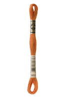 DMC: Mouliné Spécial: Embroidery Thread shades of Orange & Yellow: 100% Cotton, 8m-21