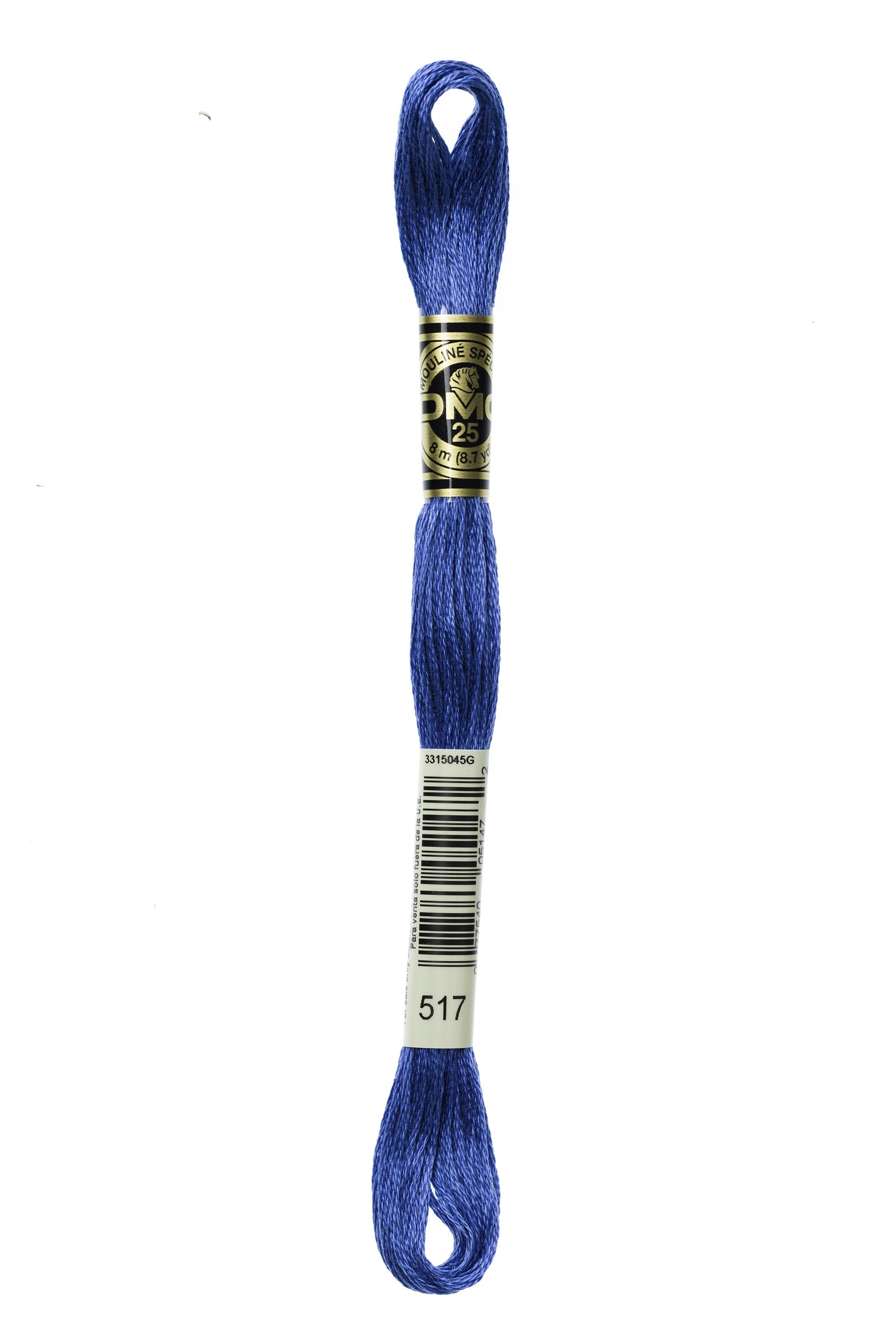 DMC: Mouliné Spécial: Embroidery Thread: Shades of Blue: 100% Cotton, 8m