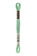 DMC: Mouliné Spécial: Embroidery Thread shades of green: 100% Cotton, 8m