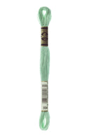 DMC: Mouliné Spécial: Embroidery Thread shades of green: 100% Cotton, 8m-49