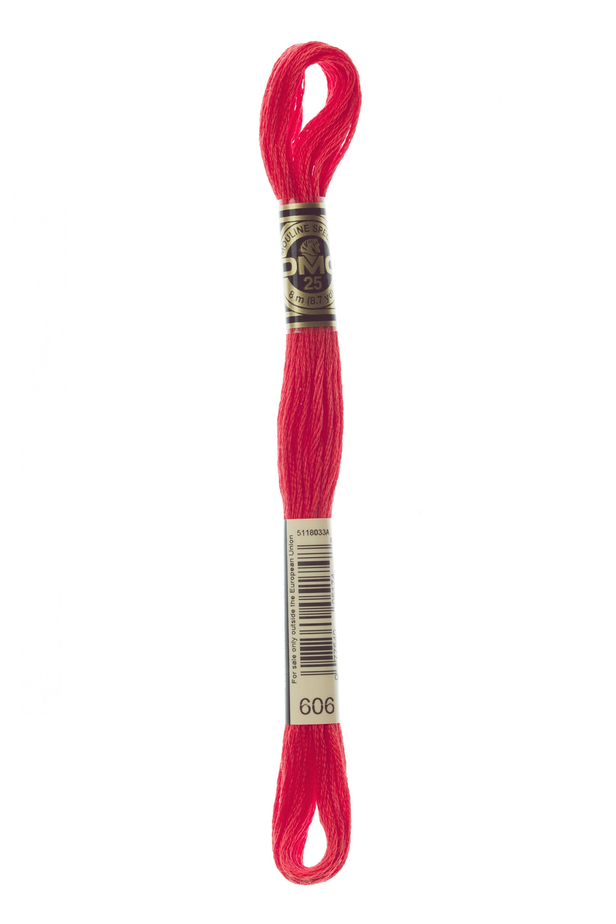 Buy 606 DMC: Mouliné Spécial: Embroidery Thread: Shades Of Red: 100% Cotton, 8m