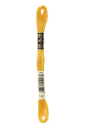 DMC: Mouliné Spécial: Embroidery Thread shades of Orange & Yellow: 100% Cotton, 8m