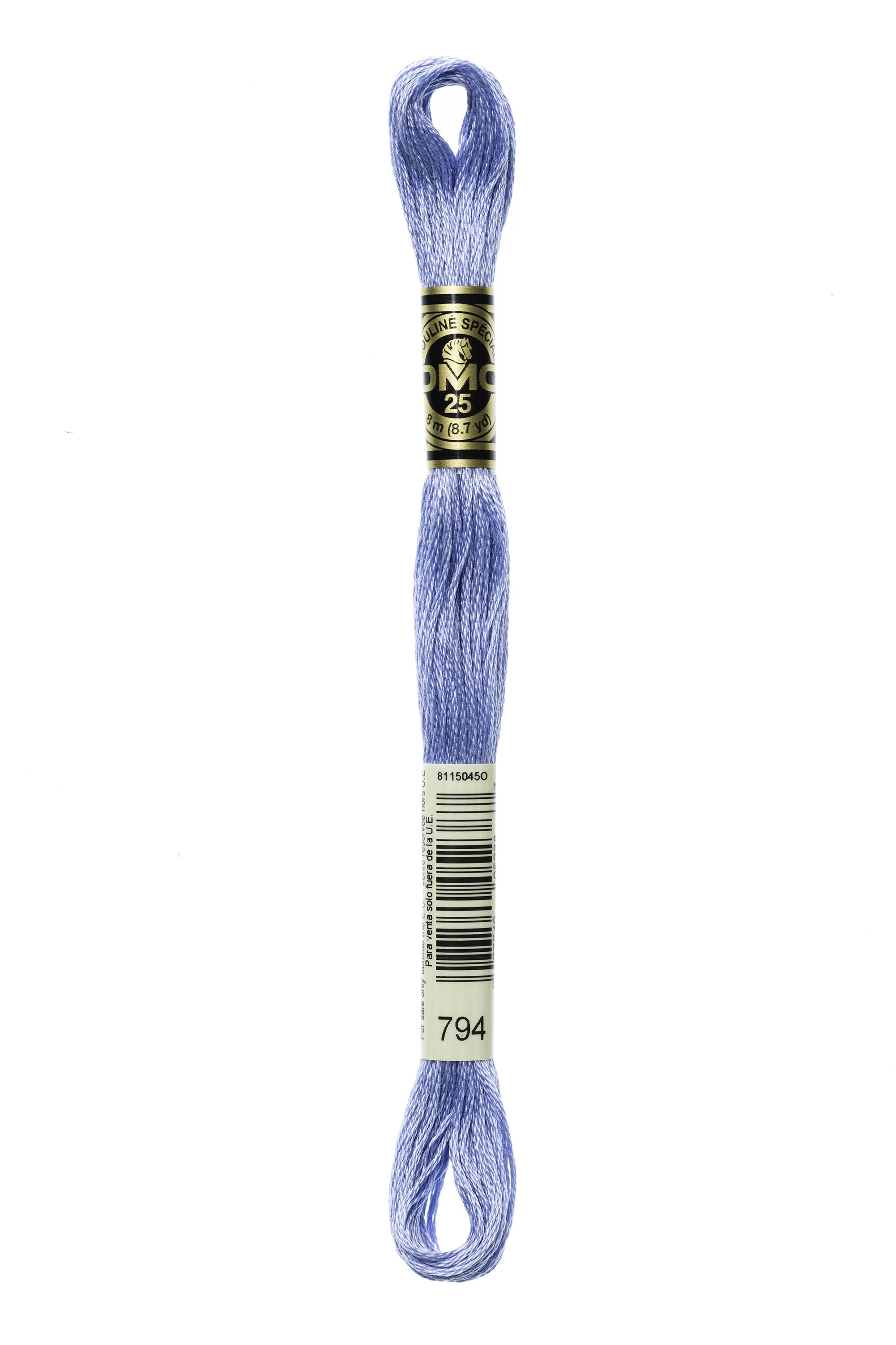 DMC: Mouliné Spécial: Embroidery Thread: Shades of Blue: 100% Cotton, 8m