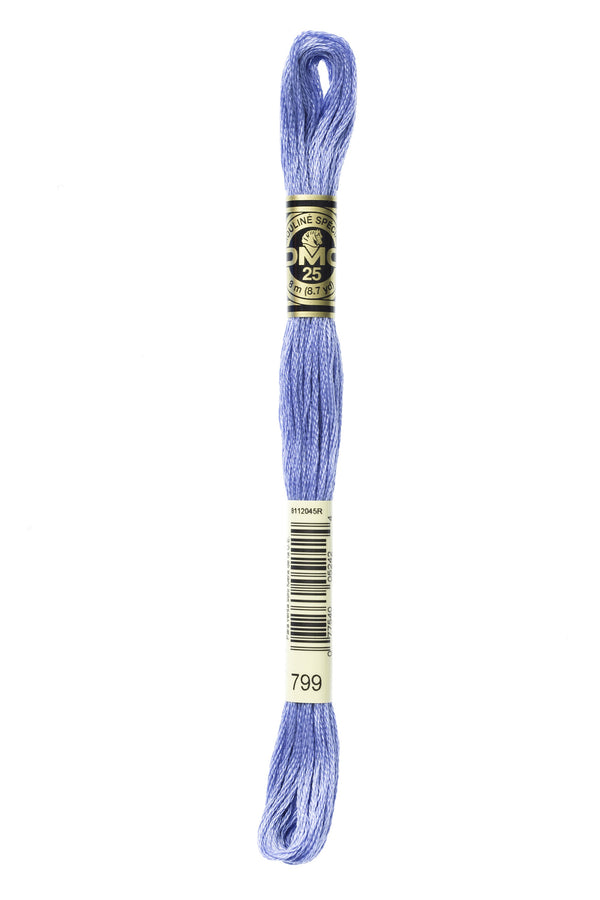 DMC: Mouliné Spécial: Embroidery Thread: Shades of Blue: 100% Cotton, 8m