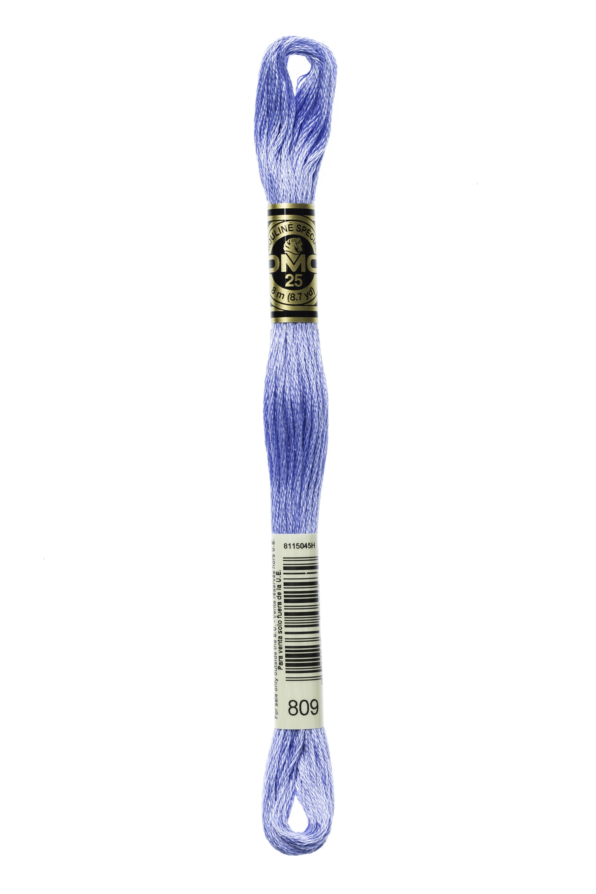 Buy 809 DMC: Mouliné Spécial: Embroidery Thread: Shades of Blue: 100% Cotton, 8m