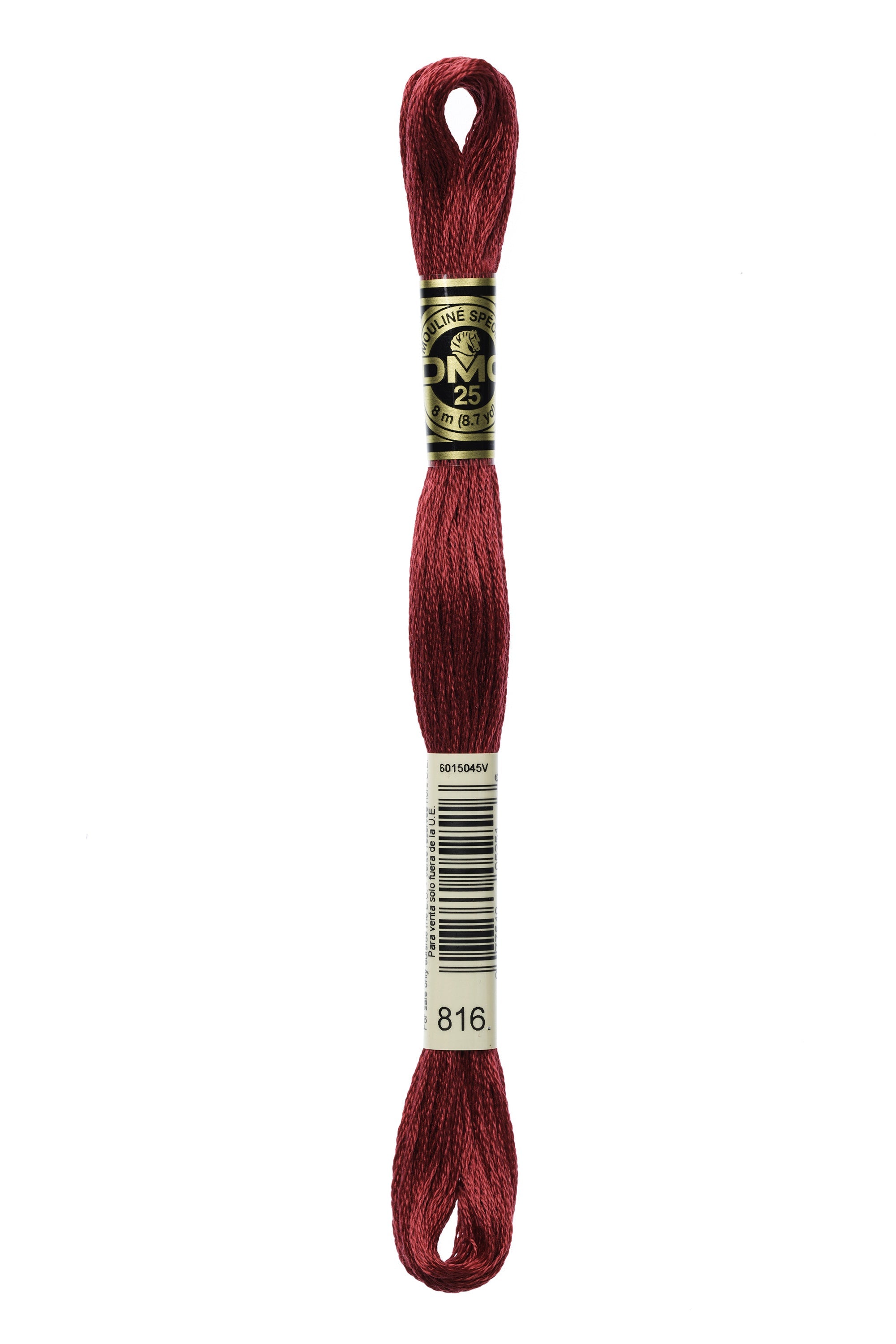 Buy 816 DMC: Mouliné Spécial: Embroidery Thread: Shades Of Red: 100% Cotton, 8m