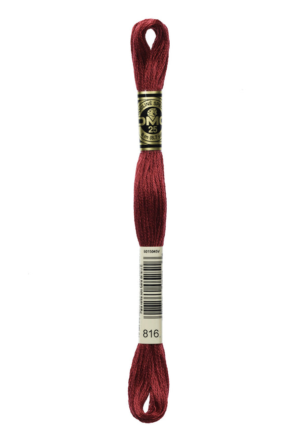 DMC: Mouliné Spécial: Embroidery Thread: Shades Of Red: 100% Cotton, 8m