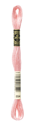 DMC: Mouliné Spécial: Embroidery Thread Shades of Pink and Purple: 100% Cotton, 8m