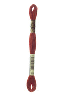 DMC: Mouliné Spécial: Embroidery Thread: Shades Of Red: 100% Cotton, 8m-43