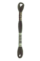 DMC: Mouliné Spécial: Embroidery Thread shades of green: 100% Cotton, 8m-76