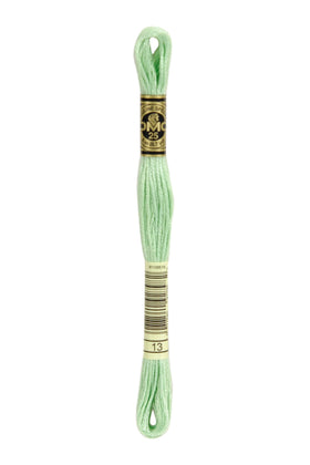 DMC: Moulin Spcial: Embroidery Thread shades of green: 100% Cotton, 8m
