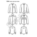 Simplicity Sewing Pattern 1544 Men’s Shirt with Fabric Variations