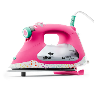 Tula Pink x Oliso TG1600 Pro Plus Smart Iron – iTouch Auto‑Lift, Diamond Ceramic Soleplate (UK)