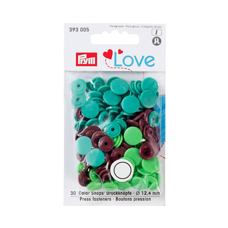 Prym Love: Color Snap Fastener: 12.44 mm