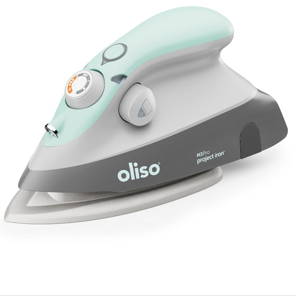 Fer à repasser Oliso M3Pro Project Iron – Fer à coudre et à quilter compact avec ProLight et semelle Diamond Ceramic‑Flow (Royaume-Uni)