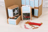 Trimits - Décorations en feutrine à faire soi-même - Calendrier de l'Avent à 12 portes, comprenant 12 kits festifs avec feutrine, fil, aiguilles et accessoires
