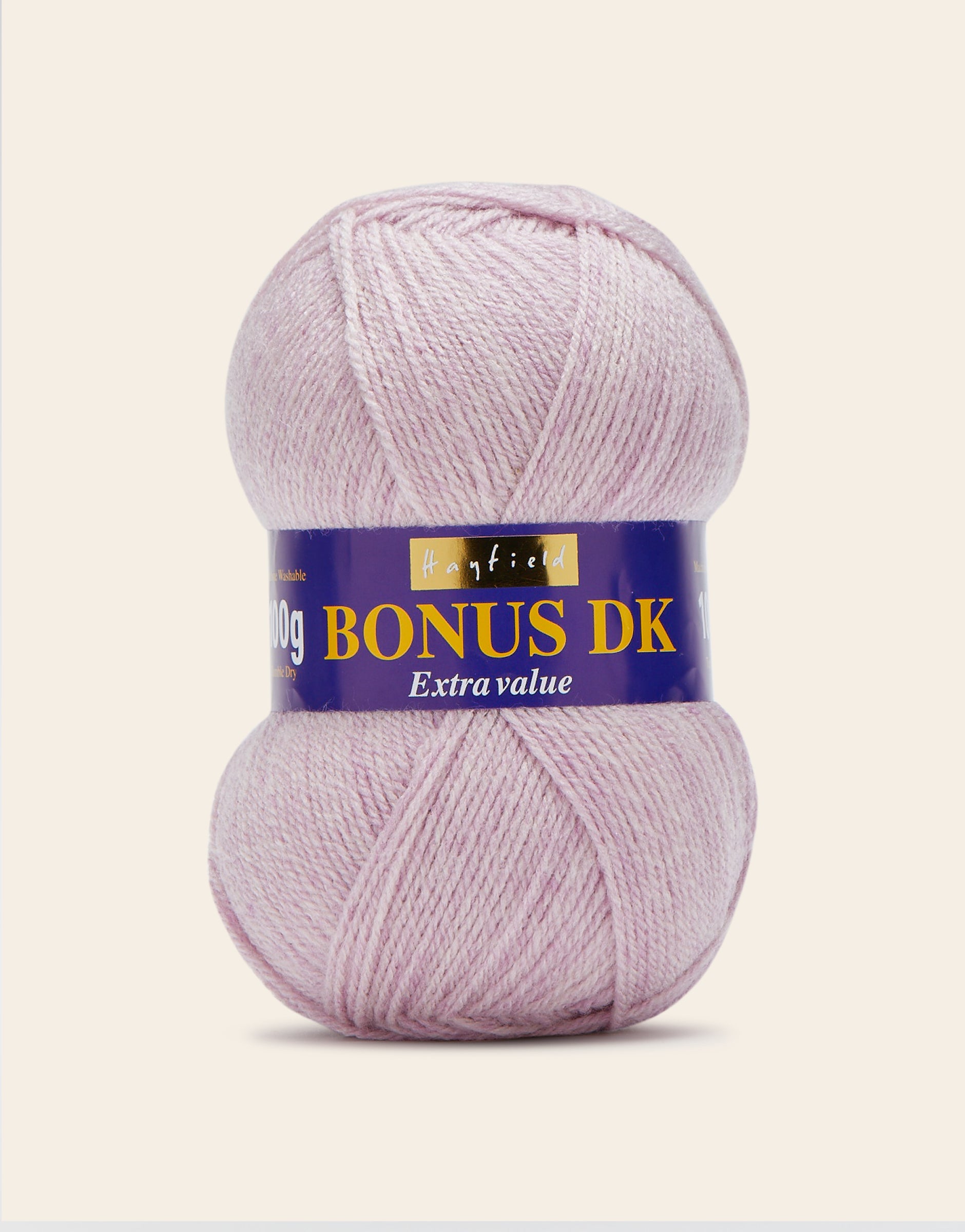 Buy mauve-marl Hayfield: Bonus DK, Double Knit Acrylic Yarn, 100g