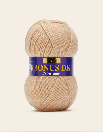 Buy champagne Hayfield: Bonus DK, Double Knit Acrylic Yarn, 100g
