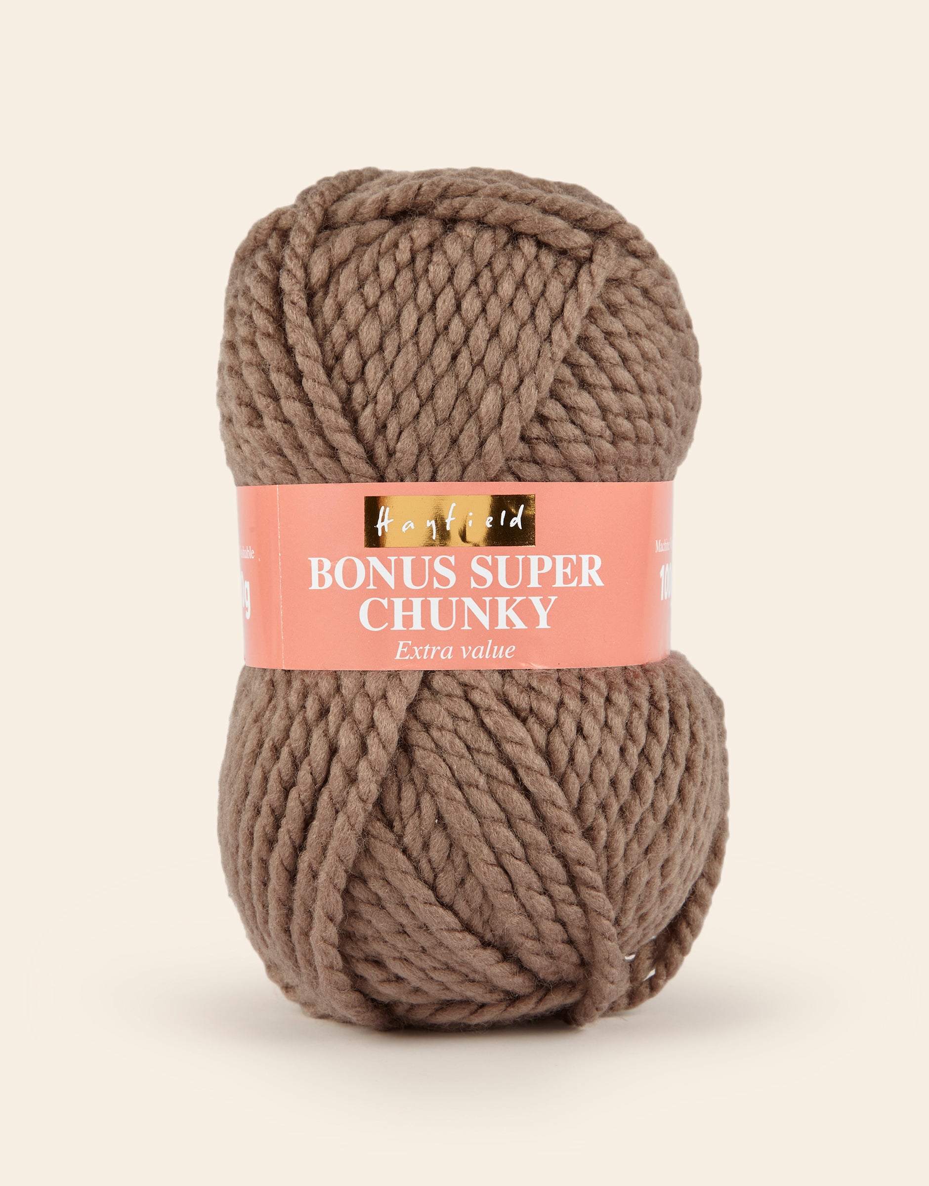 Buy fawn Hayfield: Bonus Super Chunky: Acrylic Yarn: 100gms