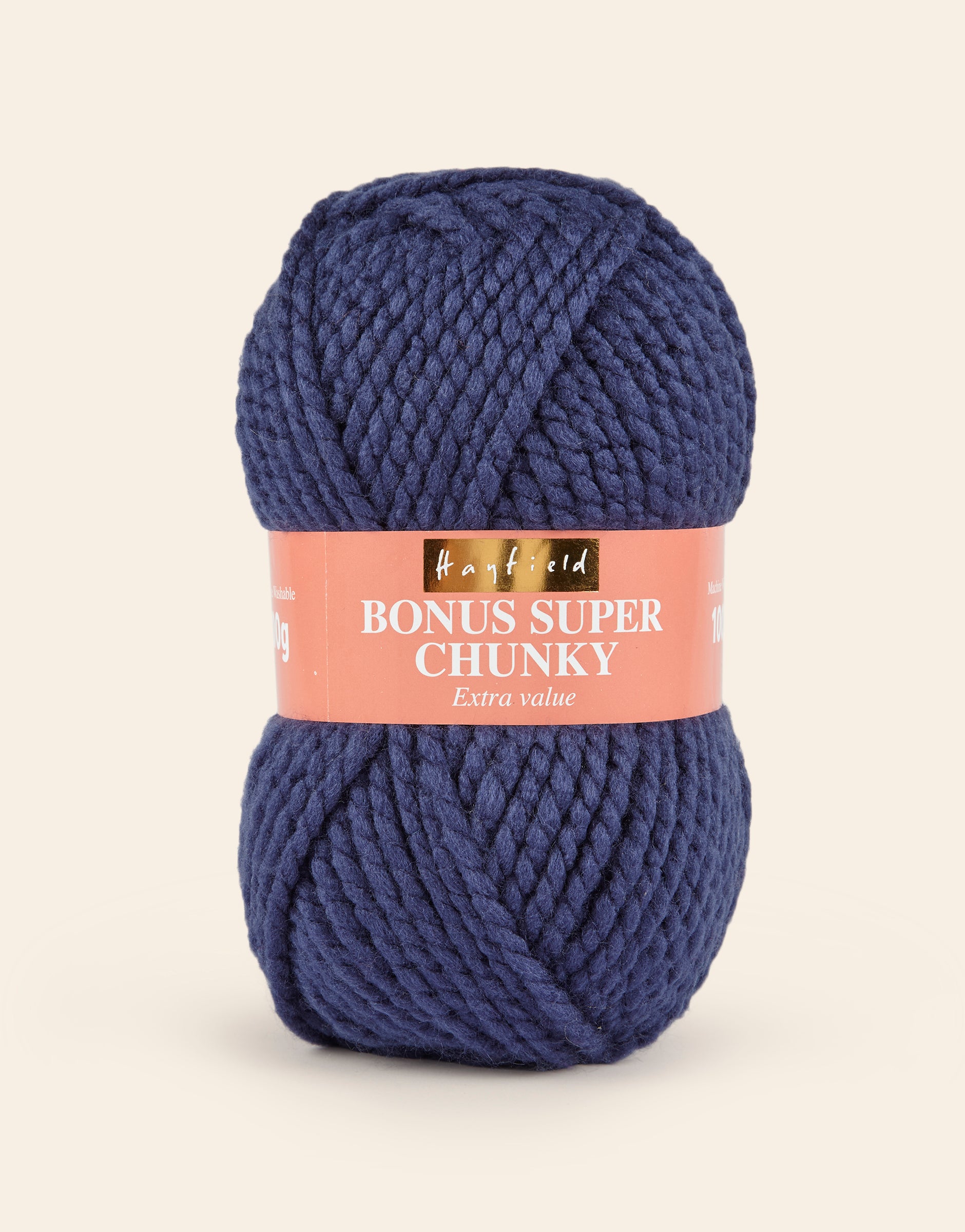 Buy sapphire Hayfield: Bonus Super Chunky: Acrylic Yarn: 100gms