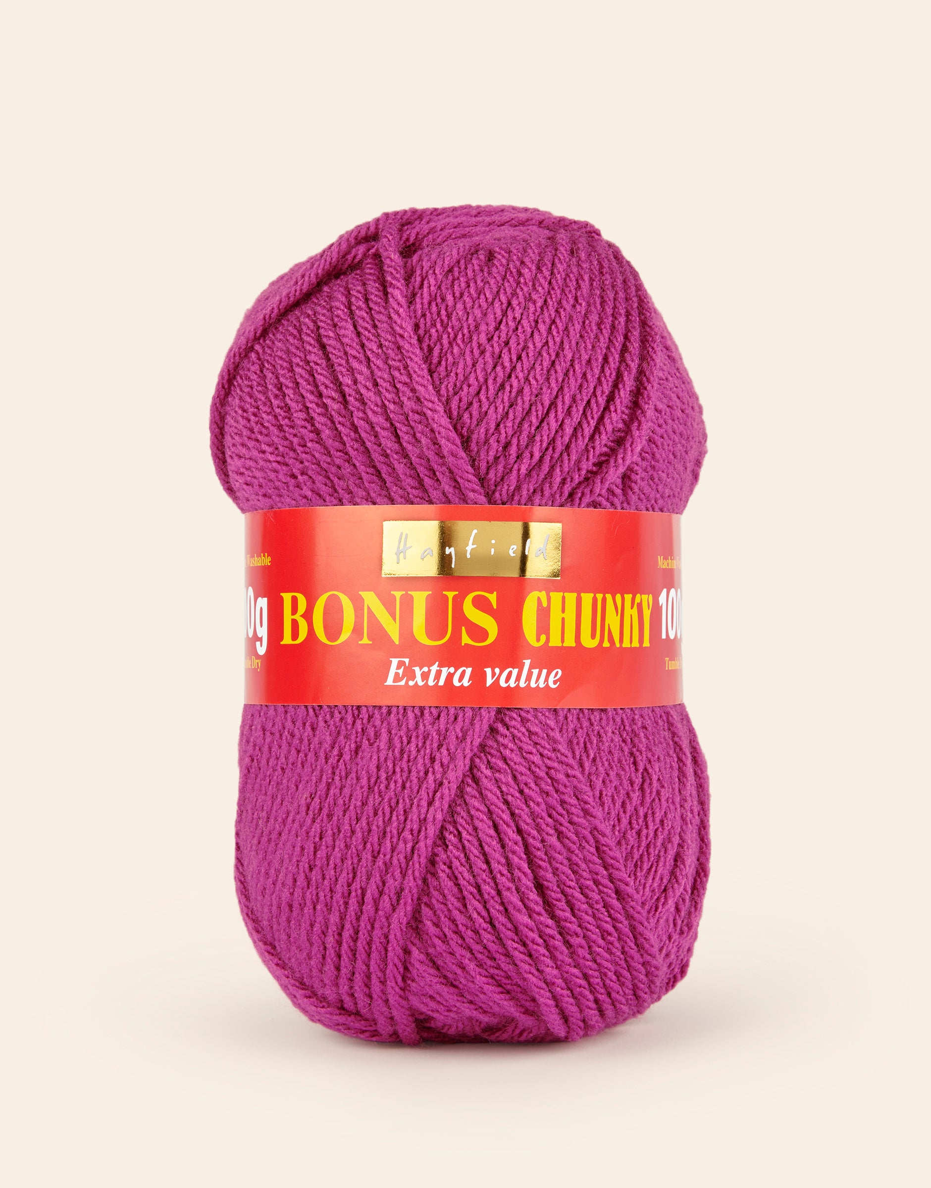 Buy grape Hayfield: Bonus Chunky Acrylic Yarn, 100g