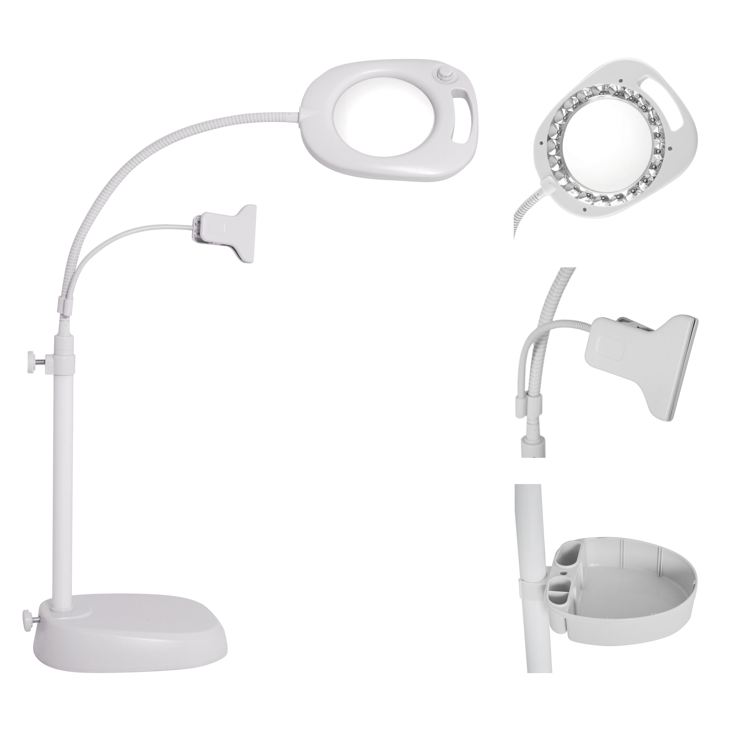 Purelite Magnifying Lamp | Multi‑Function Craft | LED for Sewing, Crafts & Reading | CFPL14 - 0