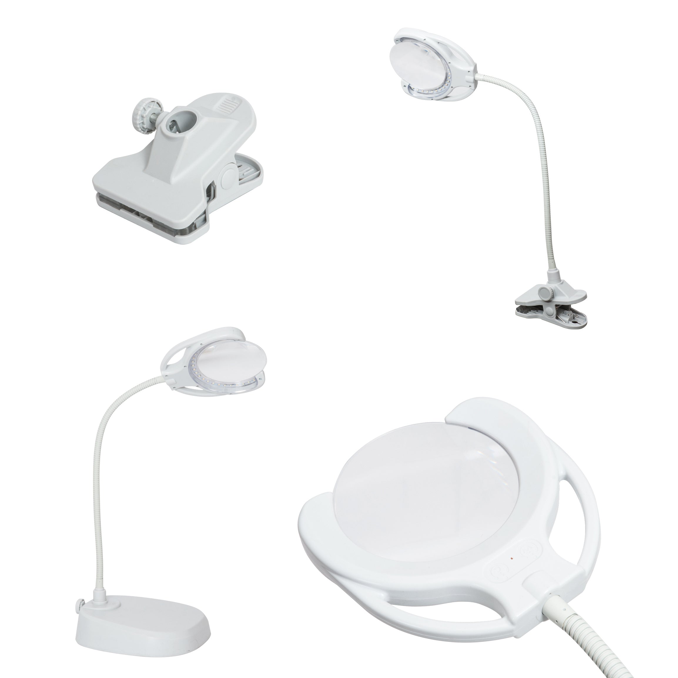 Purelite Table Lamp | Rechargeable Tri‑Spectrum | LED for Sewing, Crafts & Reading | CFPL15