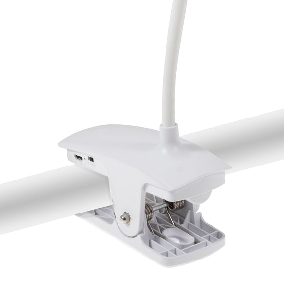 Purelite Clip-On Lamp | Rechargeable Clip‑On | White for Sewing, Crafts & Reading | CFPL31