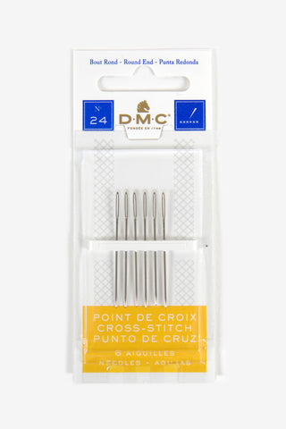 DMC: Premium Cross Stitch Needles, Size 22 - 24, Pack of 6