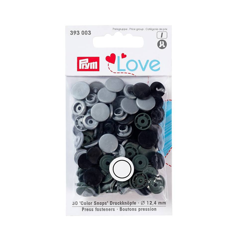 Prym Love: Color Snap Fastener: 12.44 mm